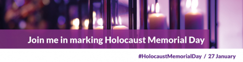 Join me in marking Holocaust Memorial Day
